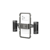 SmallRig All-in-One Video Kit with the handle attached on a white background