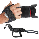 Spider Camera Holster SpiderPro Hand Strap v2 Example of being used to hold camera
