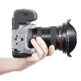 Spider Camera Holster SpiderPro DSLR Single Camera System v2 Plate Attached to Base of Camera