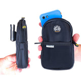 Spider Camera Holster Spider Monkey Utility Pouch with Base Clip Example image of front and side view
