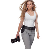 SpiderPro Camera Holster & Belt v3 Suspension System Kit Example Use on Photographer