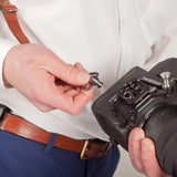 Spider Dual Shoulder Harness System v3 Attachment method to base of camera