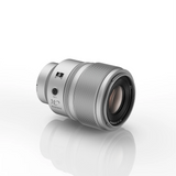 SongRaw AF 50mm F1.2 FE MS Mirrorless Camera Lens on its side showing AF switch