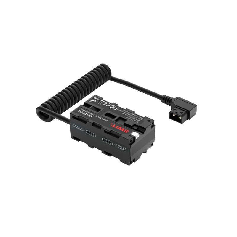 SWIT DB-DF570 Dual-Side NP-F Dummy Battery with USB-C & D-Tap Connections