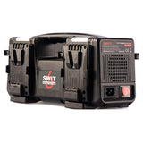 PC-P461S 4-Bay Simultaneous Fast Charger (V-Mount) Angled View