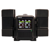 PC-P461S 4-Bay Simultaneous Fast Charger (V-Mount) Example Set-Up of Montior in Use