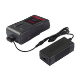 PC-U130B Portable D-Tap Fast Charger Example Use of Attached to Battery