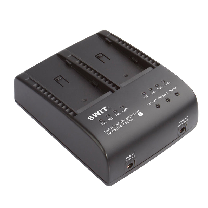 SWIT S-3602F 2x2A DV Charger Compatible to Sony NP-F Series LB-SF65C S-8970 S8770 (S-3602F) (SPECIAL ORDER)