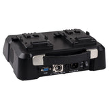 S-3812 2-Channel 6A Fast V-Mount Battery Charger Angled Rear View