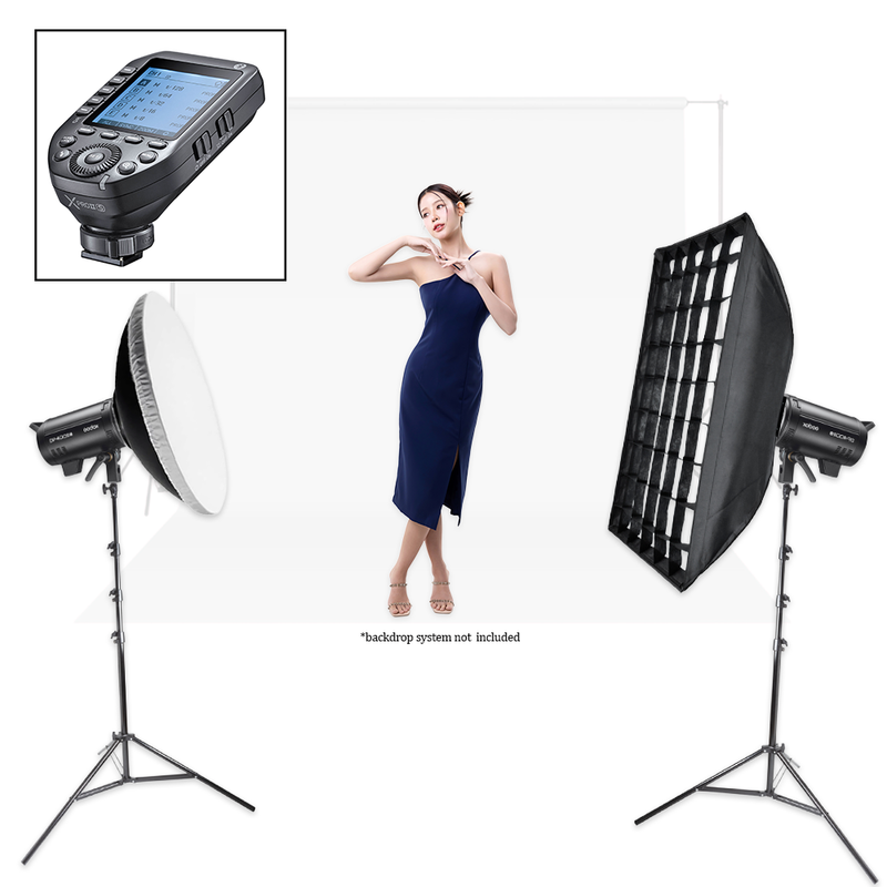 Godox DP400IIIV College Educational Photography Twin Flash Starter Kit