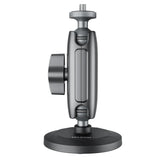 Telesin magnetic camera mount standing upright with 1/4-inch threaded ball head
