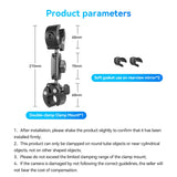 Double-headed Crab Clamp Bike/Moto Pipe Clamp
