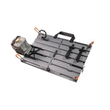 Tethertools AeroTrac Workstation Pro Kit with accessories mounted to it