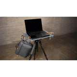 Tethertools AeroTrac Workstation Pro Kit on a tripod with a laptop computer on it