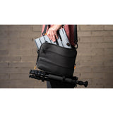 Tethertools AeroTrac Workstation Pro Kit being carried by a person its carry case