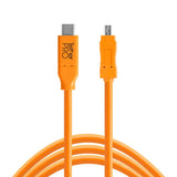 TetherPro USB-C to USB 2.0 Mini-B 8-Pin Cable 4.6m (15ft)