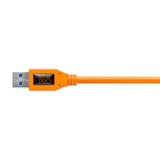 Tether tools TetherPro CUC3215-ORG 4.6m USB 3.0 to USBC Tether Cable (USB-A Connector)