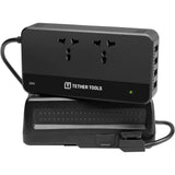 Tether Tools ONsite D-Tap to AC Power Supply (220V) Attached to D-Tap Battery