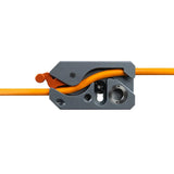 TetherGuard LeverLock Plus Plate (TT-LLPLUS) Close Up View with Cable Inserted