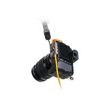 TetherGuard LeverLock Plus Plate (TT-LLPLUS) Example SEt-Up attached to base of Camera