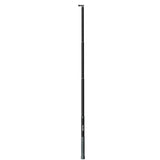 TELESIN selfie stick extended further, showing carbon fibre sections and camera mount.
