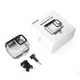 TELESIN waterproof housing with mounting buckle, thumbscrew and retail box