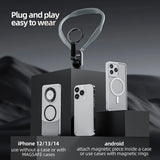 TELESIN Magnetic Phone Neck Mount Max (Grey)