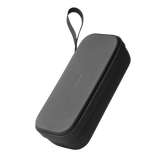 Black Telesin gimbal camera carrying case with wrist strap, shown at an angle