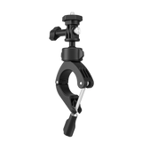 TELESIN handlebar ring clamp mount with adjustable ball head and camera adapter