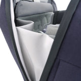 A close up of the VEO CITY CB29 6 Litre Cross Body Camera Bag opening 