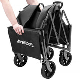 Photography Wagon Rolling Photography Gear Cart Folded Down