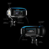 FJ400SE 400Ws Mains-Powered Studio Strobe with Bowens S-Type Fitting