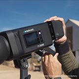 FJ800 800Ws Battery-Powered Touchscreen Monolight Strobe with Bowens S-Type Fitting