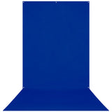 X-Drop 5'x12' Royal Blue / Chroma-Key Blue Wrinkle-Resistant Backdrop