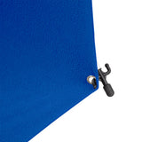 X-Drop 5'x12' Royal Blue / Chroma-Key Blue Wrinkle-Resistant Backdrop