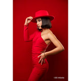 X-Drop 5'x12' Scarlet Red Wrinkle-Resistant Backdrop