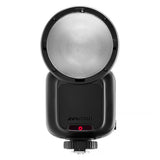 FJ100 S 100Ws Touchscreen Speedlight for Sony Cameras Front Facing View