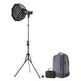 FJ100 100Ws Off-Camera Strobe with FJ-T1 M Multi-Brand Trigger (1-Light Backpack Kit)