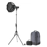 FJ100 100Ws Off-Camera Strobe with FJ-T1 S Trigger for Sony (1-Light Backpack Kit)