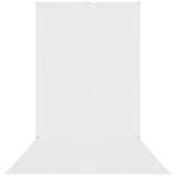 X-Drop 5'x12' High-Key White Sweep Wrinkle-Resistant Backdrop