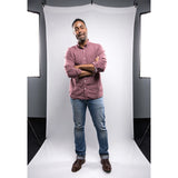 X-Drop 5'x12' High-Key White Sweep Wrinkle-Resistant Backdrop