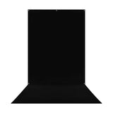 X-Drop Wrinkle-Resistant Backdrop – Rich Black Sweep (5x12ft)