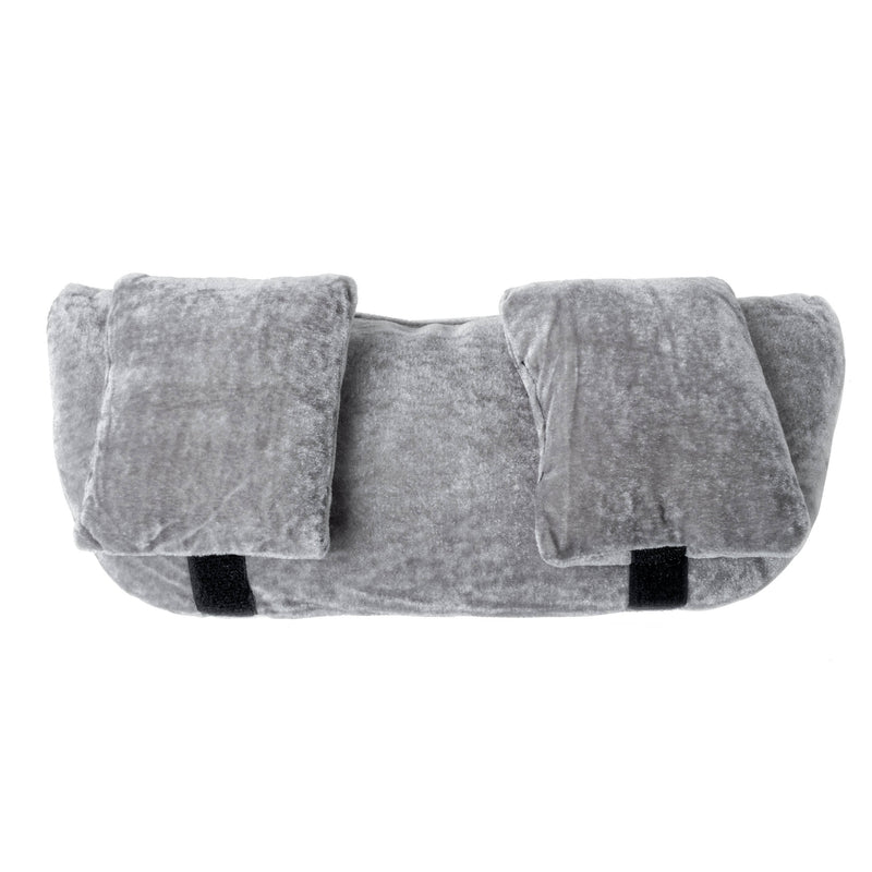 Set of Three Velvet Baby Posing Pillows (Grey) - CLEARANCE