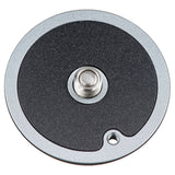 YC Onion Quick Release Plate for Pineta Pro Monopod Top Down View of Screw Thread