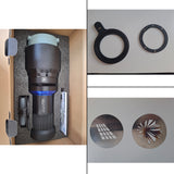 DigitalFoto 100SLens Max Projection Snoot with 36° Lens (Bowens Mount) Burnt Gobos and Holder
