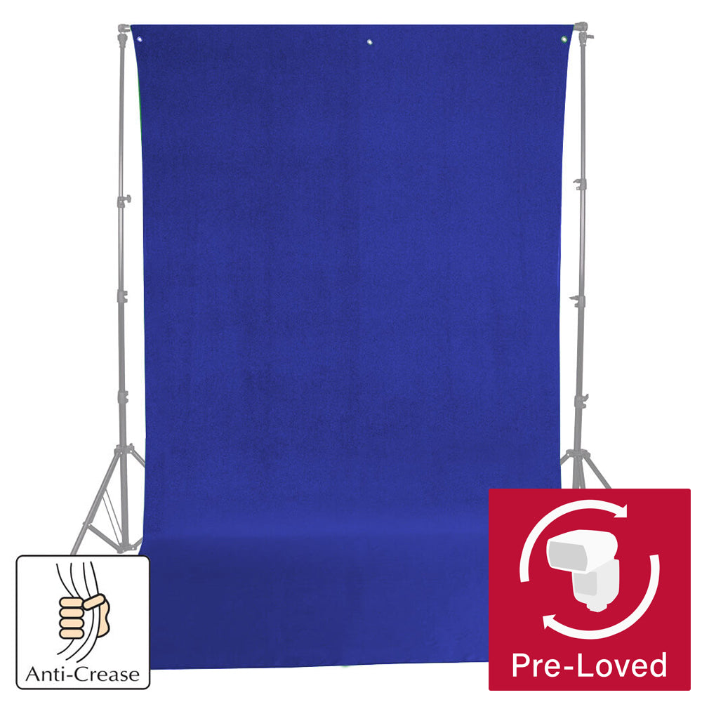 3x6m Heavy-Duty Crease-Resistant Fleece Fabric Blue Background