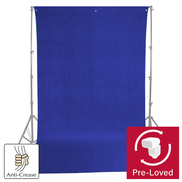 3x6m Heavy-Duty Crease-Resistant Fleece Fabric Blue Background