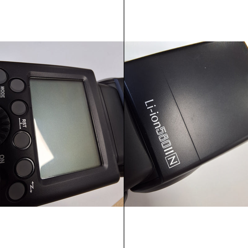 Li-ION580II TTL Wireless Camera Speedlite Flash (Nikon) - Condition OK