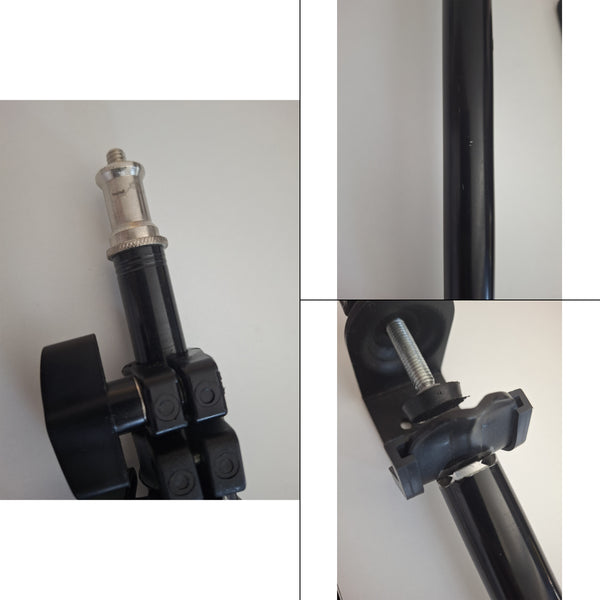 Telescopic Table-Mounted Light Stand with C- Clamp