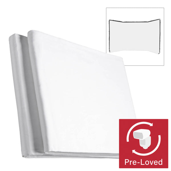 4x2.4m White Anti-Crease Panoramic Background Photography